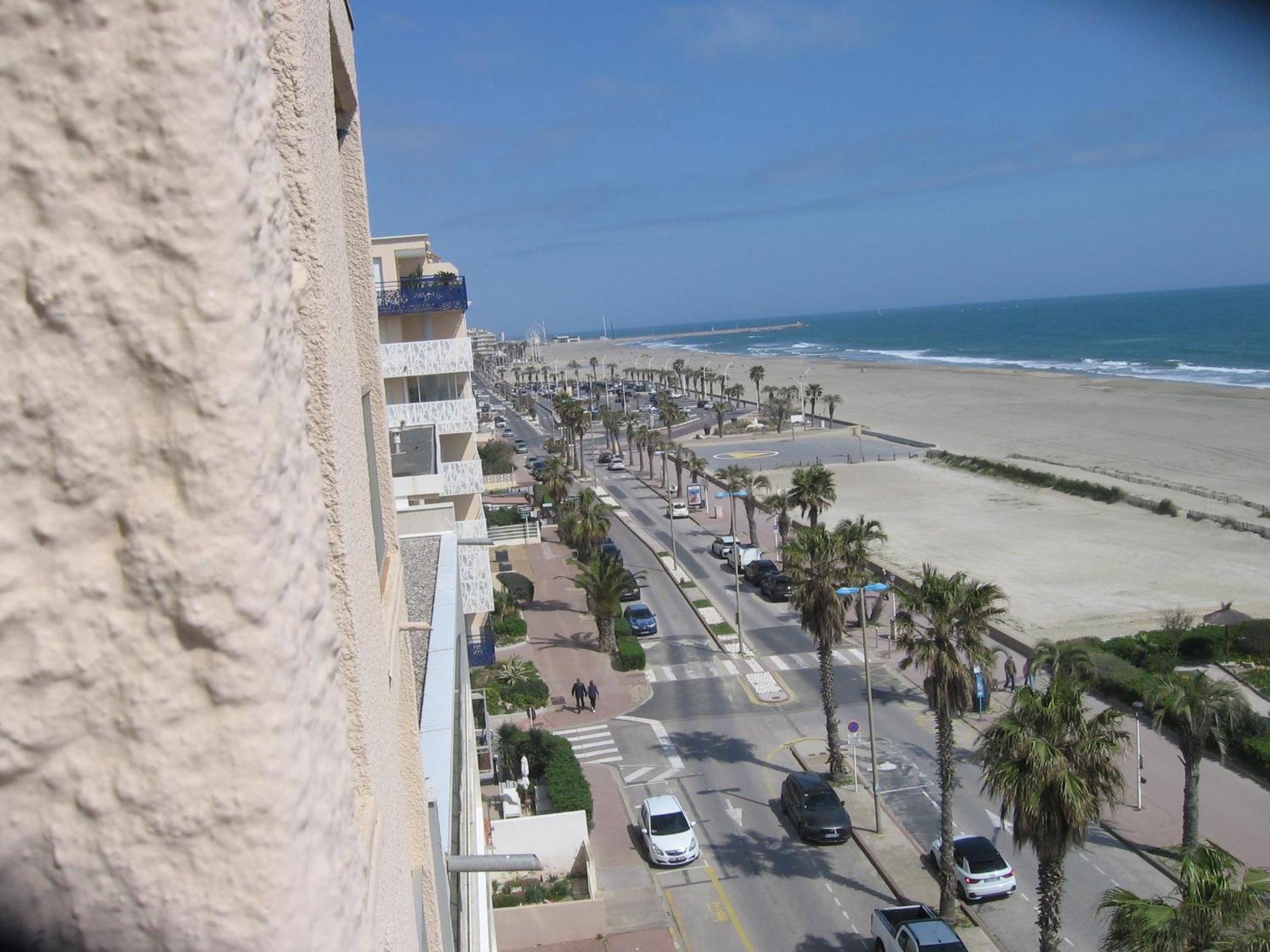 Studio Vue Sur La Mer Au 6Eme Et Dernier Etage Canet-en-Roussillon Exterior foto