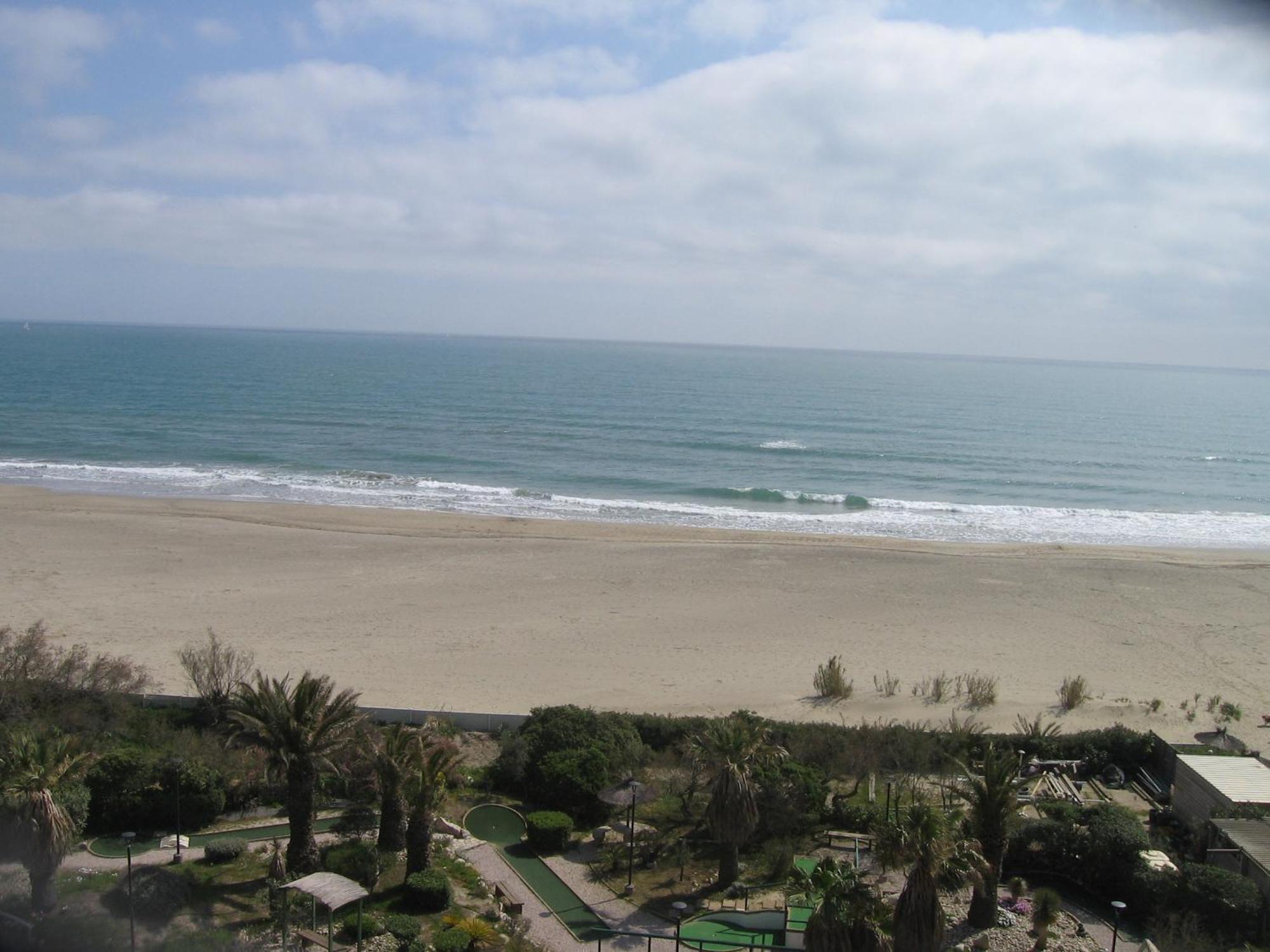 Studio Vue Sur La Mer Au 6Eme Et Dernier Etage Canet-en-Roussillon Exterior foto