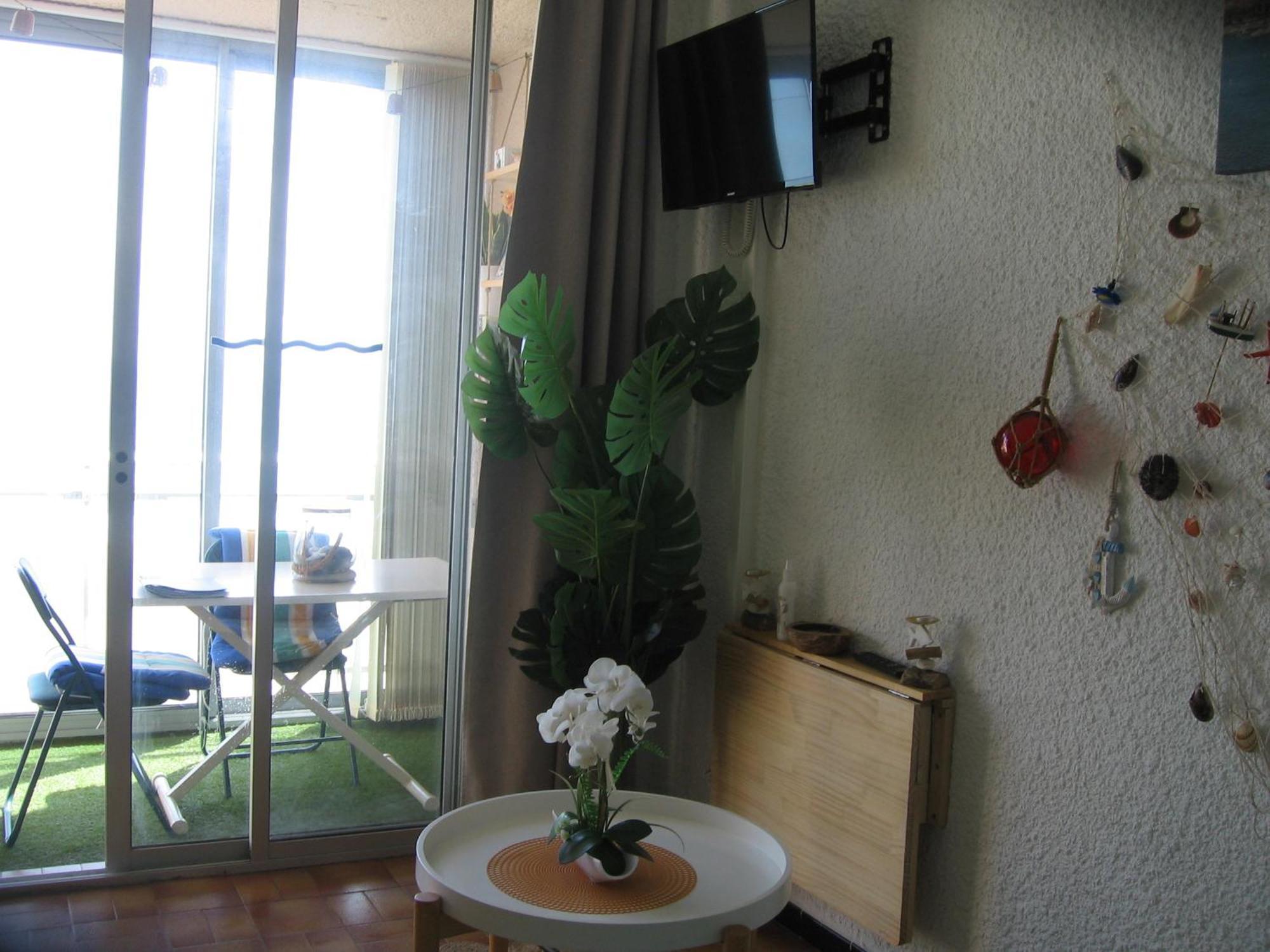 Studio Vue Sur La Mer Au 6Eme Et Dernier Etage Canet-en-Roussillon Exterior foto